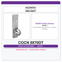 Accentra COCN 8870DT Active Dummy Trim – Grade 1 Durability