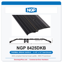 NGP 8425DKB Thermal Break Saddle Threshold 5-1/8" x 1/2" Dark Bronze | National Guard Products