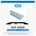 NGP 425HD Heavy-Duty Saddle Threshold 5" x 1/2" Aluminum | National Guard