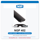 NGP 402 Carpet Divider Threshold 2-3/4" x 3/4" Mill Aluminum | National Guard Products
