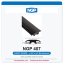 NGP 407 Carpet Divider Threshold 2-3/4" x 3/4" Mill Aluminum | National Guard Products