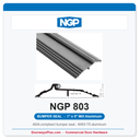 NGP 803 Bumper Seal Threshold 5" x 1" Aluminum | National Guard