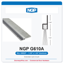 NGP G610A Extended Nylon Brush Sill Sweep - Aluminum | National Guard