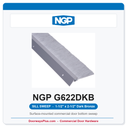 NGP G622DKB Angled Nylon Brush Sill Sweep - Dark Bronze | National Guard