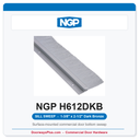 NGP H612DKB Extended Nylon Brush Sill Sweep - Dark Bronze | National Guard