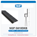 NGP G610DKB Extended Nylon Brush Sill Sweep - Dark Bronze | National Guard