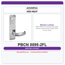 Accentra PBCN 8895-2FL Fail Secure Electrified Mortise Lockset – Double Cylinder, Both Levers Locked