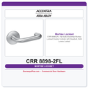 Accentra CRR 8898-2FL Fail Safe Electrified Mortise Lockset – Double Cylinder with Deadbolt, Both Levers Locked