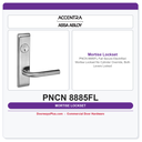 Accentra PNCN 8885FL Fail Secure Electrified Mortise Lockset – No Cylinder Override, Both Levers Locked