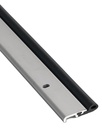 NGP 137NA Neoprene Bulb Perimeter Weatherstrip - Anodized Aluminum | National Guard