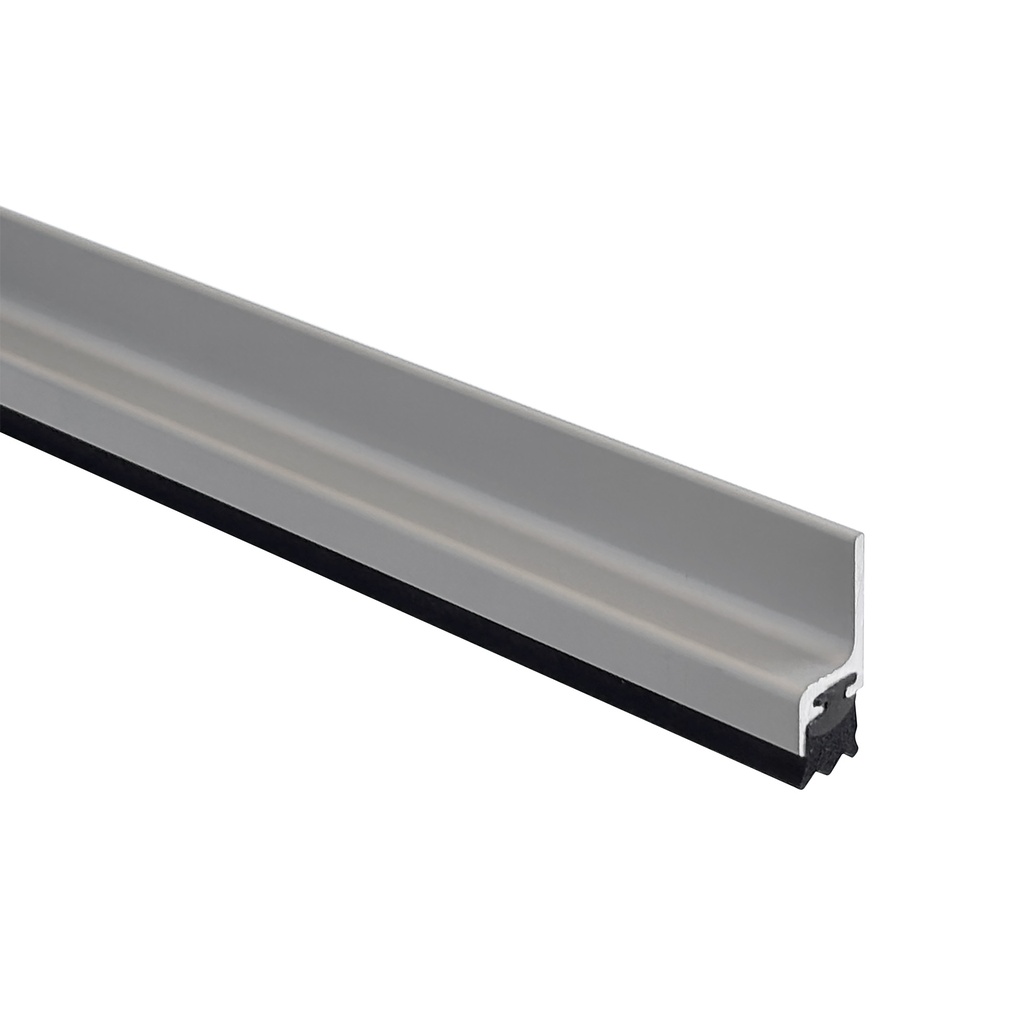 NGP 165NA Neoprene Sponge Perimeter Weatherstrip - Anodized Aluminum | National Guard