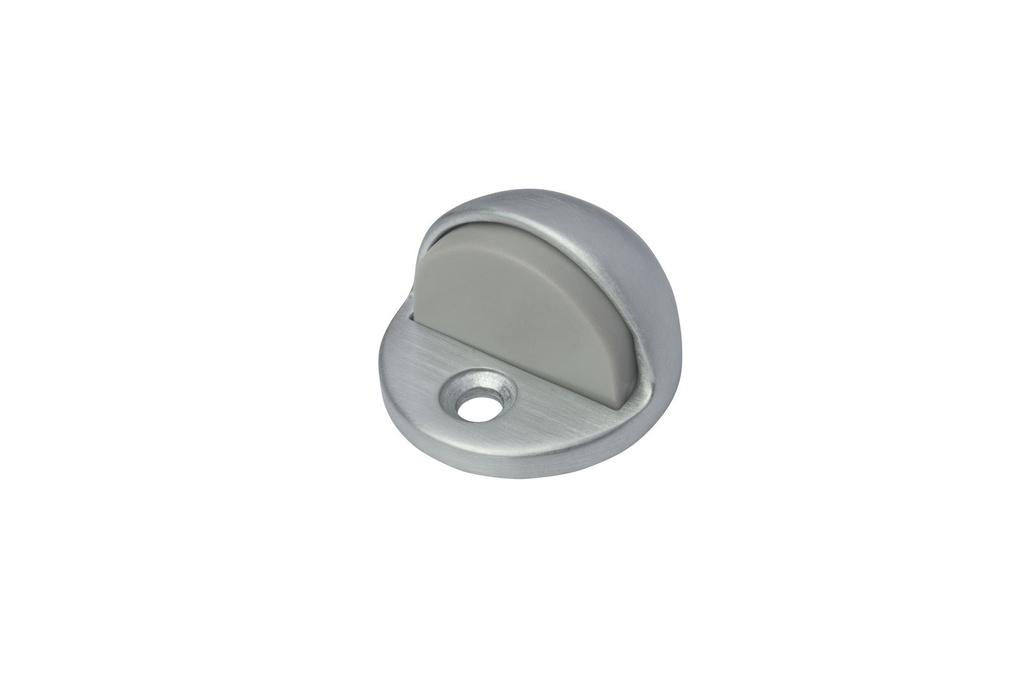 Rockwood 440 Low Dome Floor Stop | Solid Cast Brass | Satin Chrome US26D