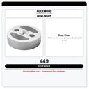 Rockwood 449 Dome Stop Riser | 2" Carpet Base for 440 & 442
