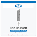 NGP HD1800B Concealed Geared Continuous Hinge Flush Mount 83/85/95" Black Anodized | National Guard