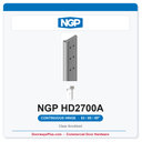 NGP HD2700A Concealed Geared Continuous Hinge Flush Mount 83/85/95" Clear Anodized | National Guard