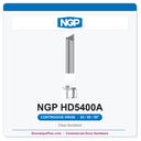 NGP HD5400A Half Surface Geared Continuous Hinge 83/85/95" Clear Anodized | National Guard