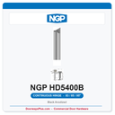 NGP HD5400B Half Surface Geared Continuous Hinge 83/85/95" Black Anodized | National Guard