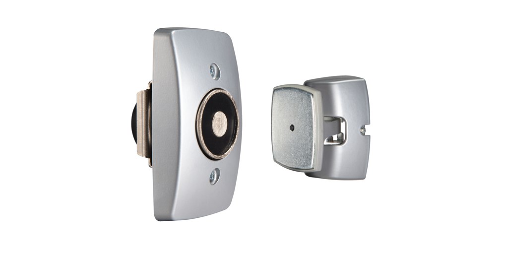 Rixson 997M Wall Concealed Electromagnetic Door Holder Release – 689 Spray Aluminum