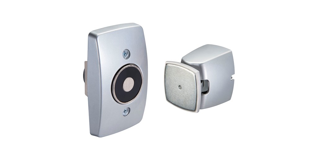 Rixson 998M Wall Concealed Electromagnetic Door Holder/Release – 689 Spray Aluminum