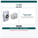 Rixson 998M Wall Concealed Electromagnetic Door Holder/Release – 689 Spray Aluminum