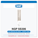 NGP SS306 Half Mortise Half Wrap Pin-and-Barrel Hinge 83/85/95" US32D | National Guard