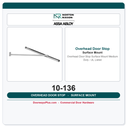 Rixson 10-136 Overhead Door Stop Surface Mount Medium Duty – UL Listed
