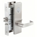PDQ MR115 PFEF Mortise Lockset – Storeroom Function, Grade 1, US26D Satin Chrome