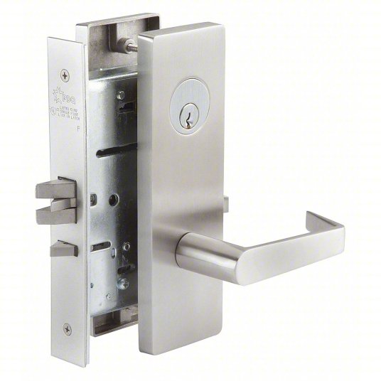 PDQ MR136 PFEF Mortise Lockset Dormitory/Exit Function Grade 1 US26D