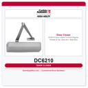 Corbin Russwin DC6210 Door Closer Tri-Pack — Regular, Parallel & Top Jamb Arm, Multi-Size