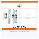 International Door Closer DL-4510-AL Aluminum Storefront Deadlatch | Narrow Stile