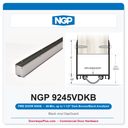 NGP 9245VDKB GapGuard 45-Min Fire Door Shoe - Dark Bronze/Black Anodized | National Guard