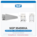 NGP 9545WHA GapGuard 45-Min Door Bottom - Anodized Aluminum | National Guard