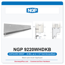NGP 9220WHDKB GapGuard 20-Min Door Sweep - Dark Bronze/Black | National Guard