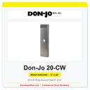 Don-Jo 20-CW Wrap-Around Plate 5" x 20"