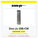 Don-Jo 20B-CW Wrap-Around Plate 5" x 20" Blank