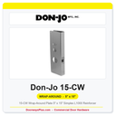 Don-Jo 15-CW Wrap-Around Plate 5" x 15" | Simplex L1000 Reinforcer