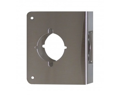 Don-Jo 75-CW Stainless Steel Wrap-Around Plate for MARKS Lever sets & Medeco Lever sets