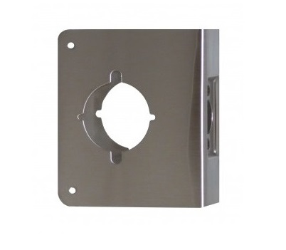 Don-Jo 5K-CW Stainless Steel Wrap-Around Plate | 2-3/4" Backset Door Reinforcer