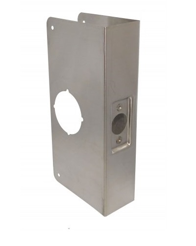 Don-Jo 214C-CW Wrap-Around Door Reinforcer | 2-1/4" Door, 2-3/8" Backset, US32D Stainless
