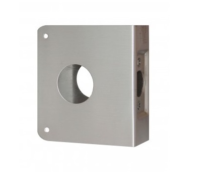 Don-Jo 8-CW Wrap-Around Plate | Stainless Steel | 2-3/4" Backset