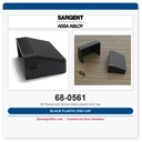 Sargent 68-0561 Black Plastic End Cap | 80 Series Exit Device