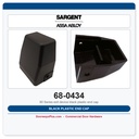 Sargent 68-0434 Black Plastic End Cap | 20 Series Exit Device Part