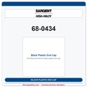 Sargent 68-0434 Black Plastic End Cap | 20 Series Exit Device Part