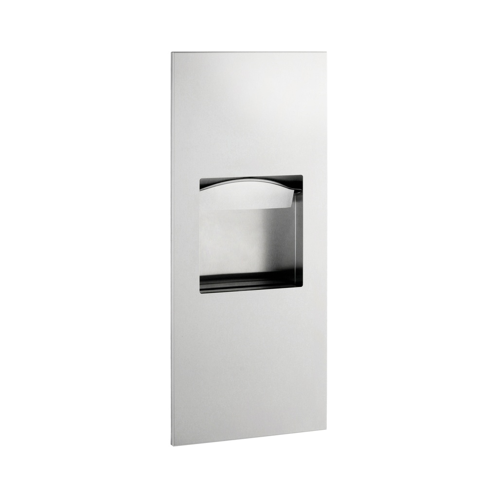 Bobrick B-36903 Paper Towel Dispenser and Waste Receptacle