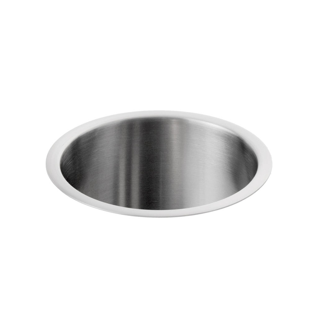 Bobrick B-532 Circular Countertop-Mounted Waste Chute, Satin Stainless Steel