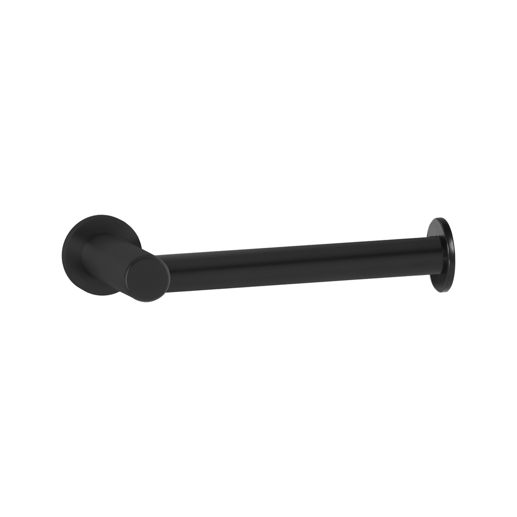 Bobrick B-9543.MBLK Surface-Mounted Single Toilet Roll Holder, Matte Black
