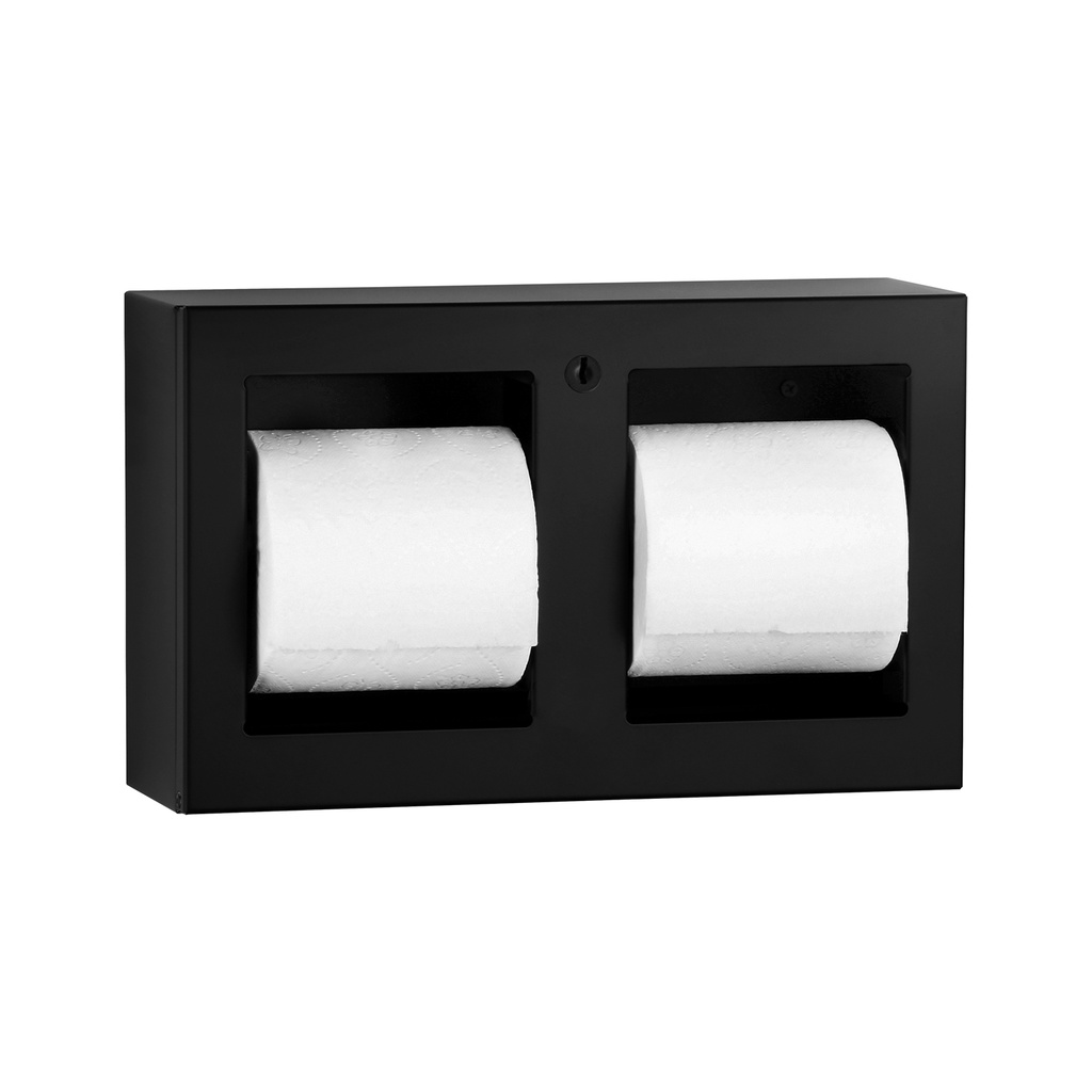Bobrick B-3588.MBLK Surface-Mtd. Multi-Roll Toilet Tissue Dispenser – TrimLineSeries, Matte Black