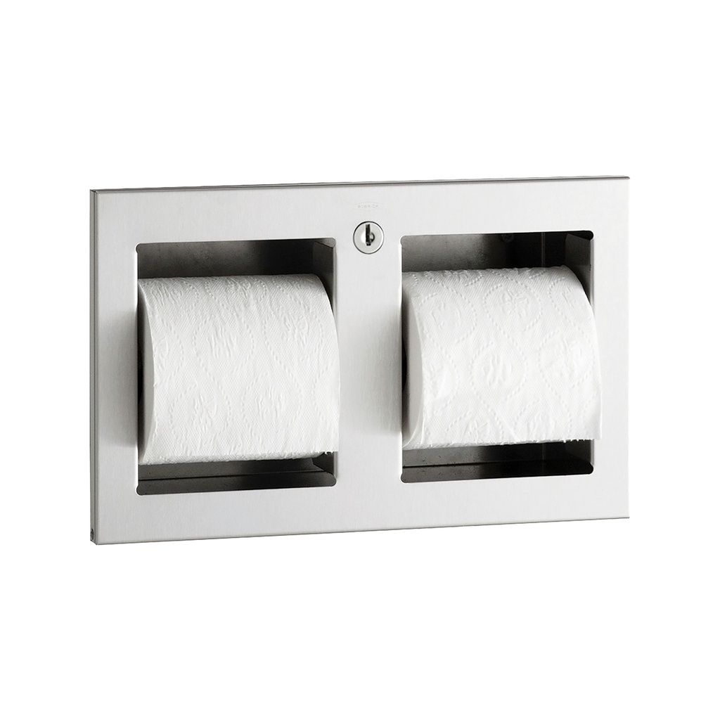Bobrick B-35883 Recessed Multi-Roll Toilet Tissue Dispenser – TrimLineSeries