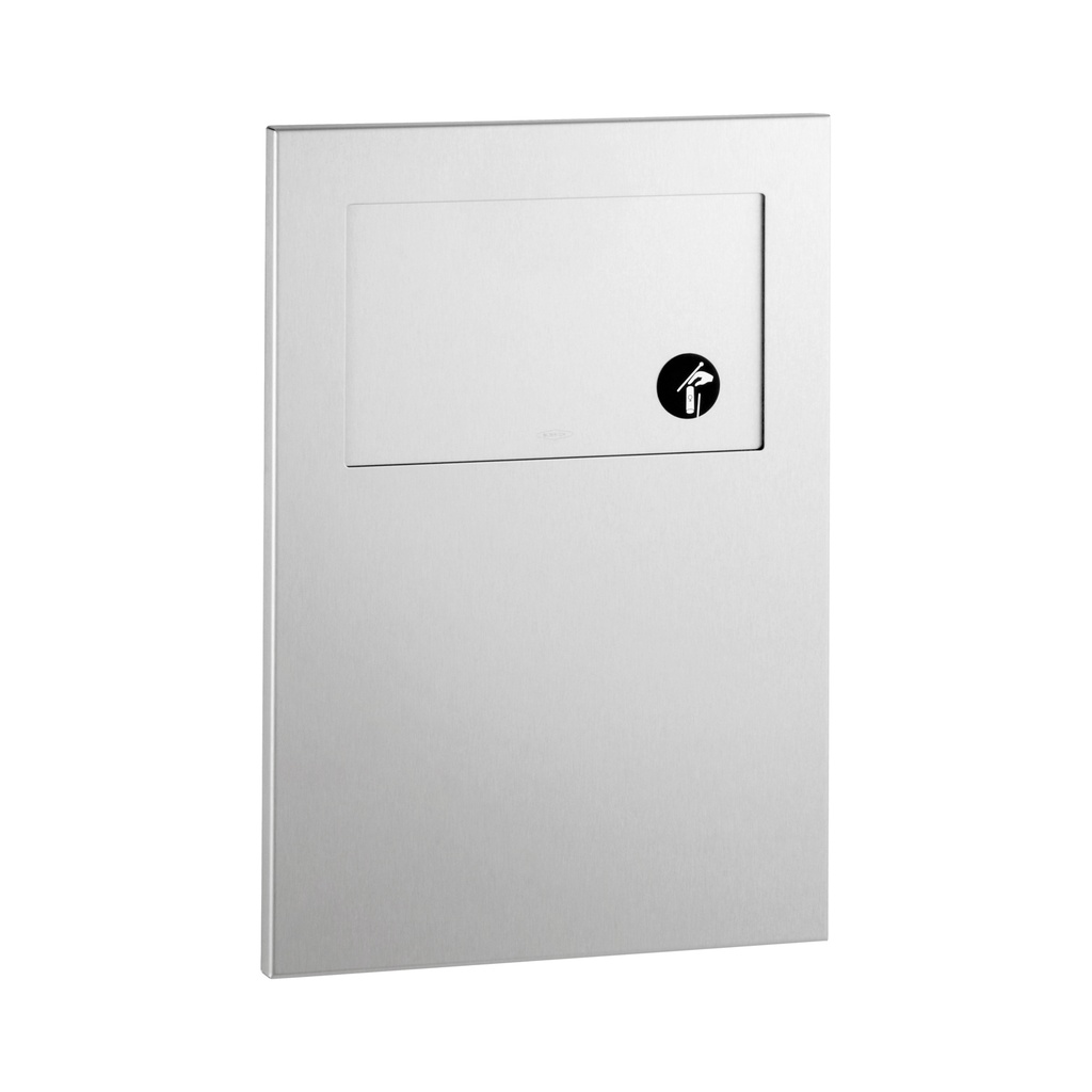 Bobrick B-35303 Recessed Sanitary Napkin Disposal, 1.2-Gal.