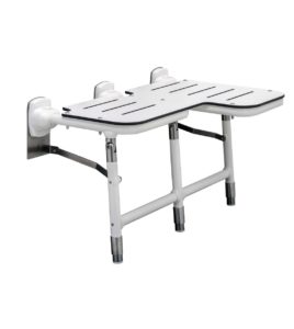 Bobrick B-918116L Folding Shower Bariatric Seat, Right